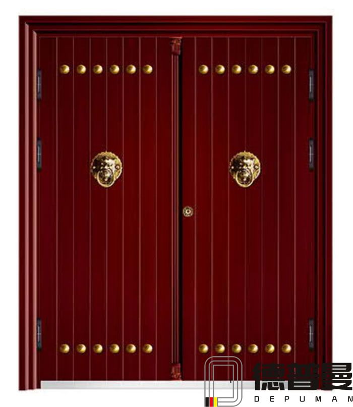 中式復古別墅鋅合金門